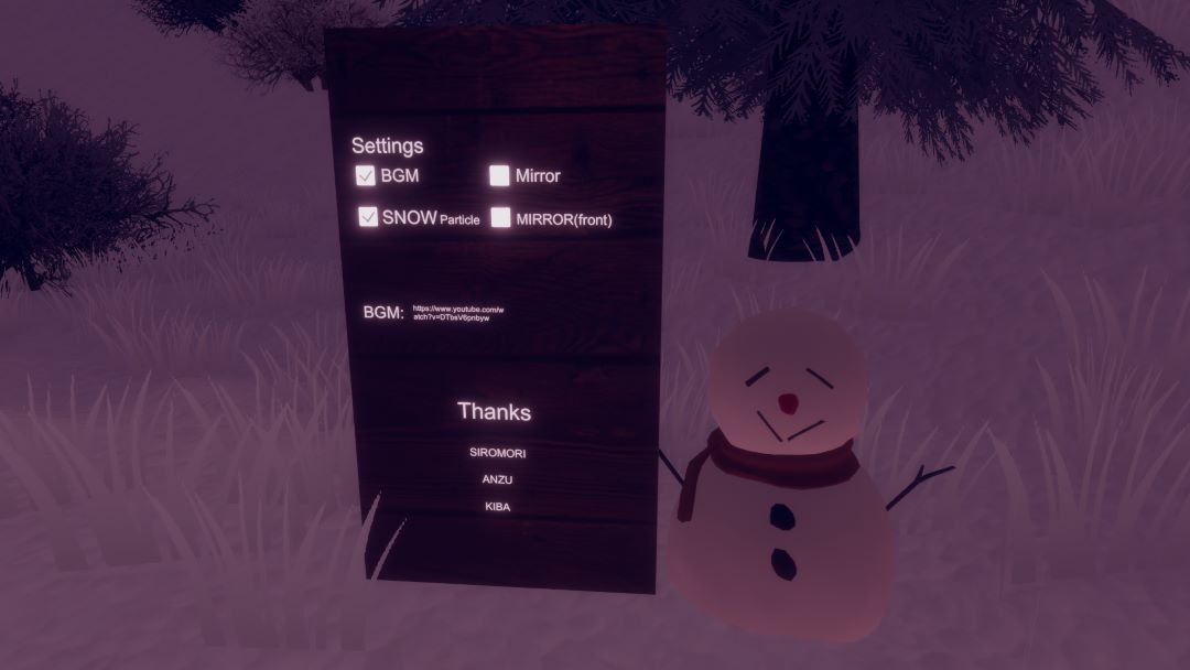 VRChatワールド紹介 最後の冬-The last winter　3